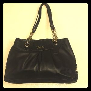 Coach Black Leather Bag